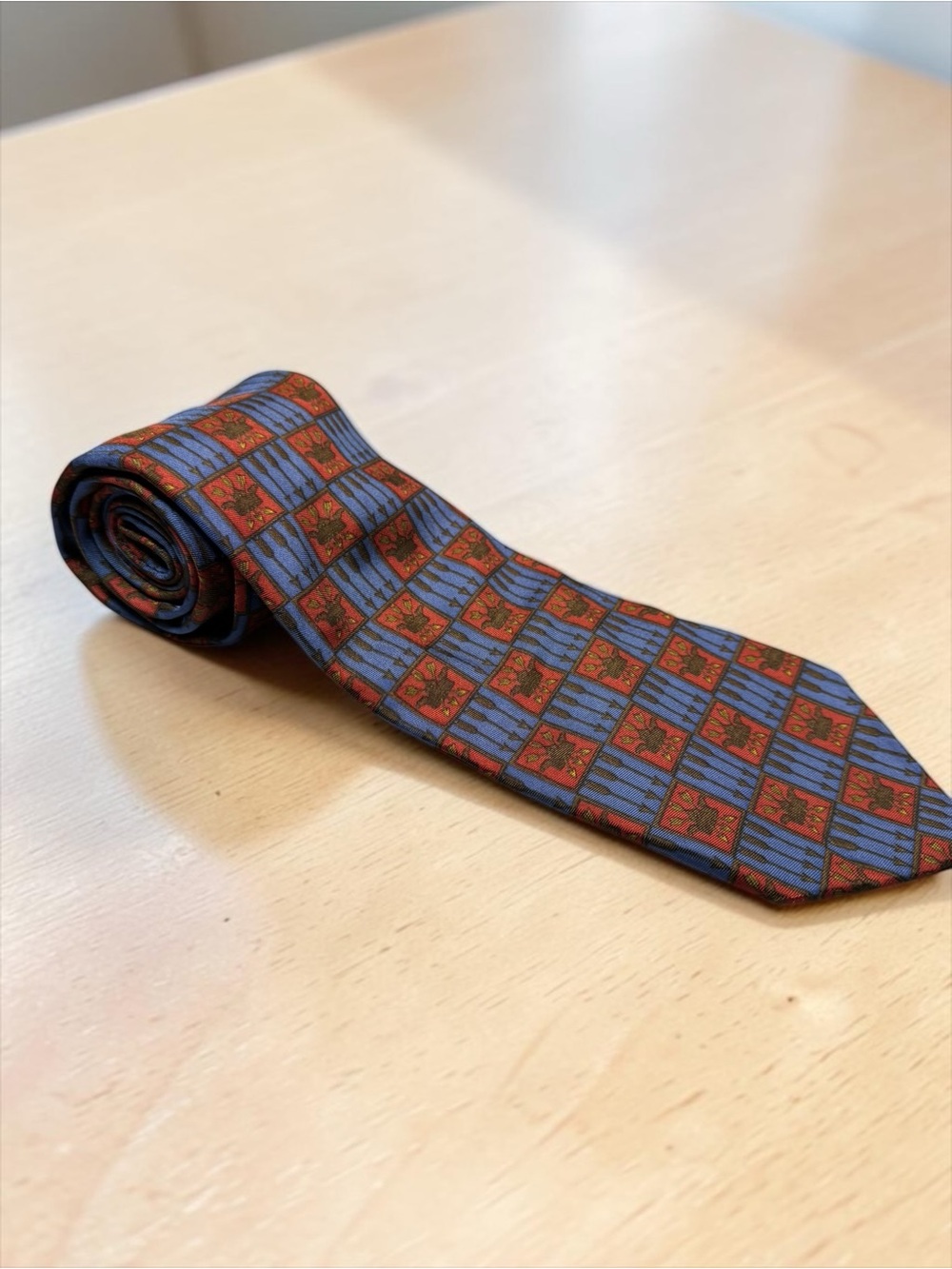 Vintage Sulka 100% Silk Tie Made In France
